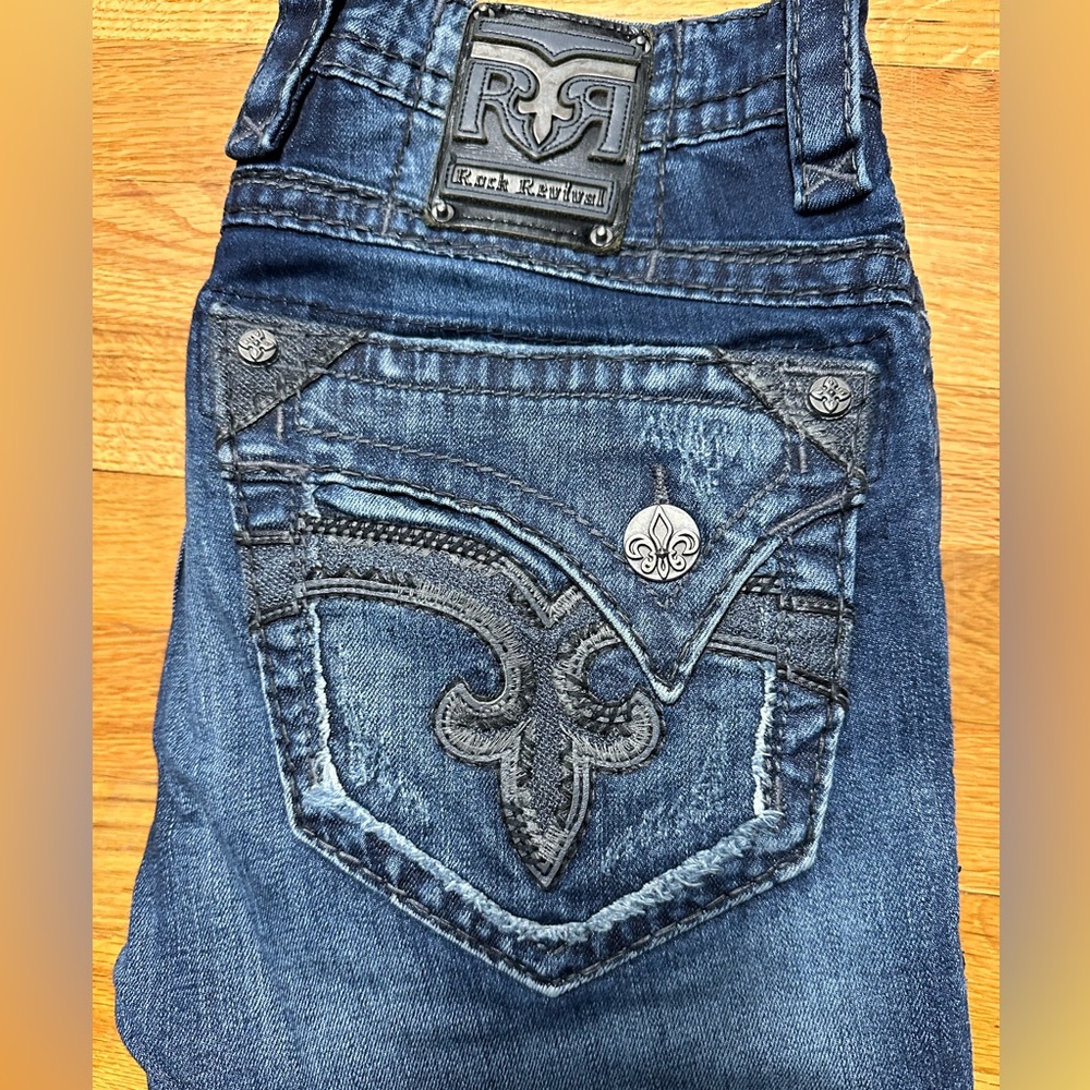 Rock revival Wendell Biker Skinny moto